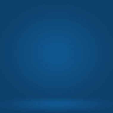 Soyut Lüks Derece Mavi arka plan. Siyah vignette Stüdyo Sancağıyla Pürüzsüz Koyu Mavi.