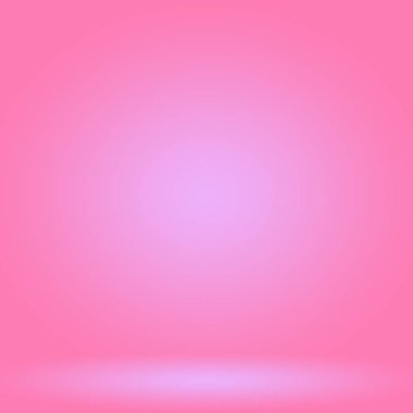 Soyut boş açık pembe stüdyo odası arka planı, ürün gösterimi, afiş, şablon için montaj olarak kullan.