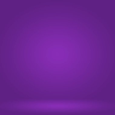 Stüdyo Arkaplan Konsepti - ürün için soyut boş ışık gradyanı mor stüdyo odası arka planı.