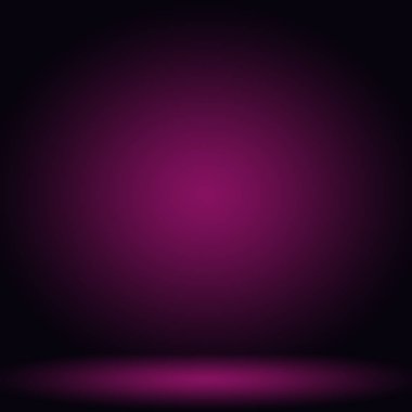 Stüdyo Arkaplan Konsepti - ürün için soyut boş ışık gradyanı mor stüdyo odası arka planı.