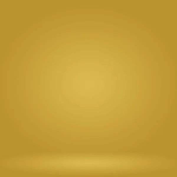 Аннотация Luxury Gold Yellow Gradient Studio Wall Well Use Background — стоковое фото