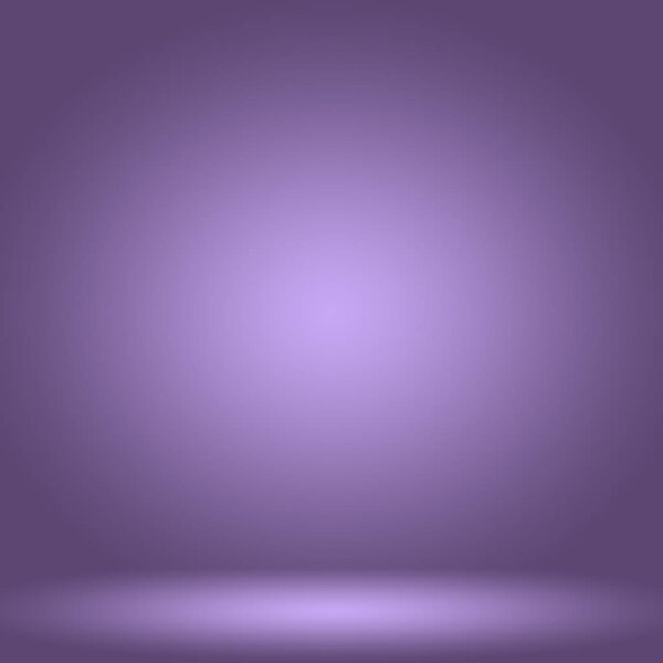 Studio Background Concept - abstract empty light gradient purple studio room background for product.