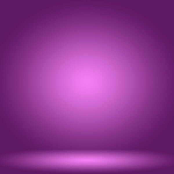 Studio Background Concept - abstract empty light gradient purple studio room background for product.