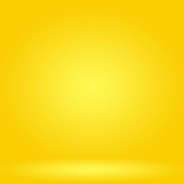 Parlak sarı gradyan stüdyo arkaplanının sihirli soyut yumuşak renkleri.
