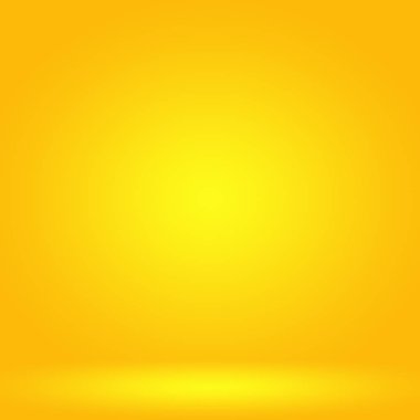 Parlak sarı gradyan stüdyo arkaplanının sihirli soyut yumuşak renkleri.