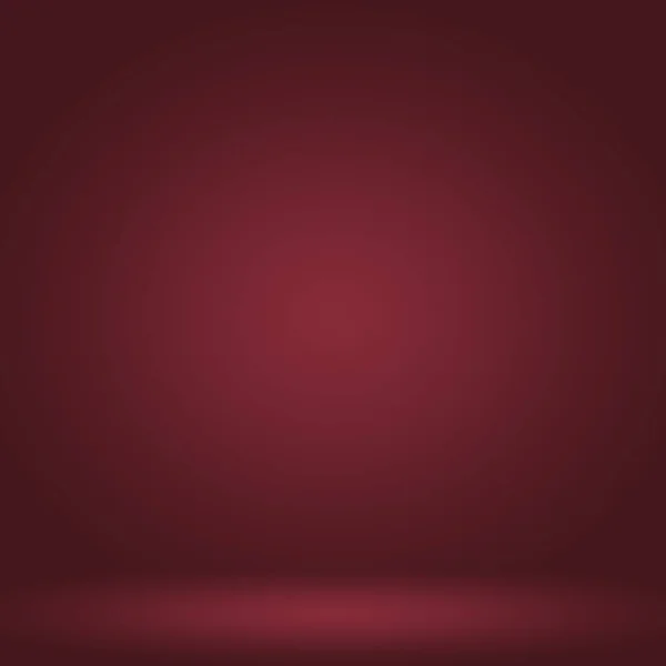 Abstrait luxe doux fond rouge Noël Valentines layout design, studio, chambre, modèle web, rapport d'entreprise avec la couleur de dégradé de cercle lisse. — Photo