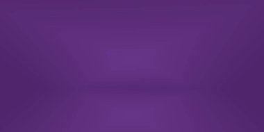 Stüdyo Arkaplan Konsepti - ürün için soyut boş ışık gradyanı mor stüdyo odası arka planı.