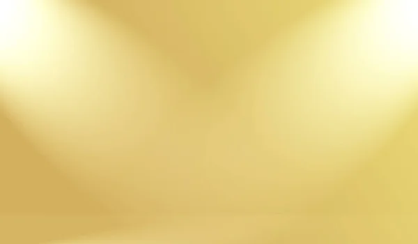 Abstract Luxury Gold yellow gradient studio wall, well use as background,layout,banner and product presentation. — Stock Photo, Image