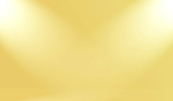 Abstract Luxury Gold yellow gradient studio wall, well use as background,layout,banner and product presentation. — Stock Photo, Image