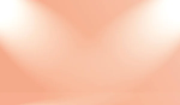 Flou abstrait de pastel belle couleur rose pêche ciel ton chaud fond pour la conception comme bannière, diaporama ou autres — Photo