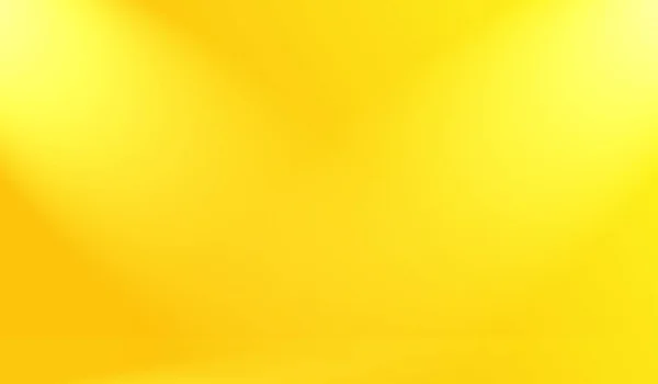 輝く黄色のグラデーションスタジオの背景の魔法の抽象的な柔らかい色. — ストック写真