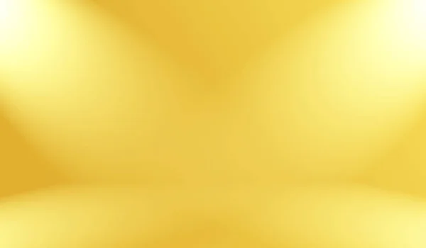 Pared de estudio de degradado amarillo de lujo abstracto de lujo, bien utilizado como fondo, diseño, banner y presentación de productos. —  Fotos de Stock