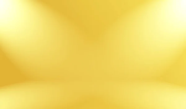 Abstract Luxury Gold yellow gradient studio wall, well use as background,layout,banner and product presentation. — Stock Photo, Image