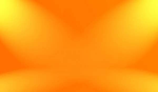 Abstrato liso Projeto de layout de fundo laranja, estúdio, sala, modelo web, relatório de negócios com cor gradiente círculo liso — Fotografia de Stock