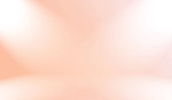 Flou abstrait de pastel belle couleur rose pêche ciel ton chaud fond pour la conception comme bannière, diaporama ou autres — Photo