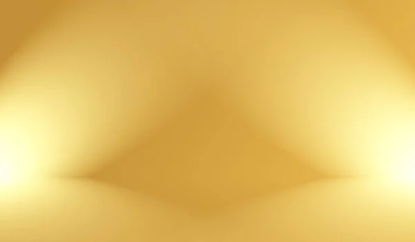 Abstraktes Luxury Gold Gelb Farbverlauf Studiowand Gut Als Hintergrund Layout — Stockfoto