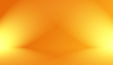 Soyut pürüzsüz Turuncu arkaplan tasarımı, stüdyo, oda, web şablonu, düz daire eğimli iş raporu