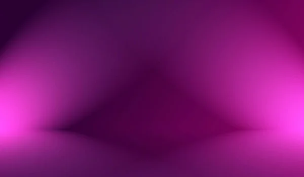 Studio Background Concept - astratto gradiente di luce vuota viola studio stanza sfondo per il prodotto. — Foto Stock