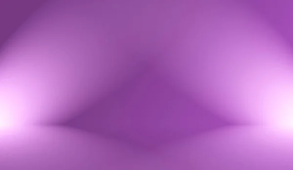 Conceito Fundo Estúdio Abstrato Vazio Luz Gradiente Roxo Estúdio Quarto — Fotografia de Stock