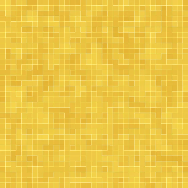 Detail van geel goud Mosiac textuur abstracte keramische mozaïek versierd gebouw. Abstracte naadloze patroon. Abstract gekleurde keramische stenen. — Stockfoto