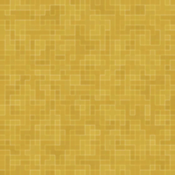 Detail van geel goud Mosiac textuur abstracte keramische mozaïek versierd gebouw. Abstracte naadloze patroon. Abstract gekleurde keramische stenen. — Stockfoto