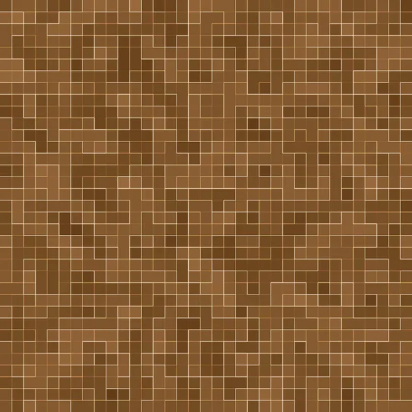 Gekleurde keramische stenen. Abstract abstracte gladde Brown Mosiac textuur keramische mozaïek versierd gebouw. Abstracte naadloze patroon. — Stockfoto