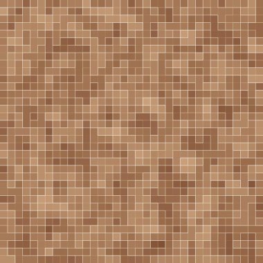 Renkli seramik taşlar. Soyut pürüzsüz Brown mozaik doku soyut seramik mozaik yapı süslenmiş. Soyut Seamless modeli.