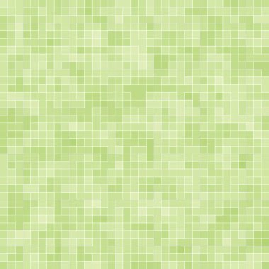 Soyut parlak yeşil kare piksel karo mozaik duvar arka plan ve doku.