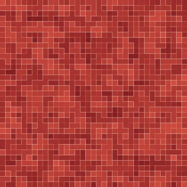 Červené keramické sklo barevné dlaždice mozaika složení vzor pozadí. — Stock fotografie
