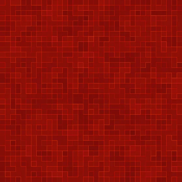 红色陶瓷玻璃彩色瓷砖拼图构图背景. — 图库照片