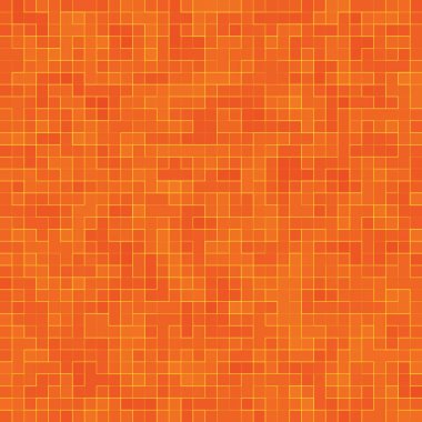 Soyut renkli geometrik desen, turuncu, sarı ve kırmızı taş mozaik doku arka plan, Modern tarzı duvar arka plan.