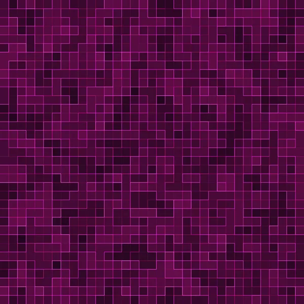 Mosaico quadrado roxo brilhante para fundo textural . — Fotografia de Stock