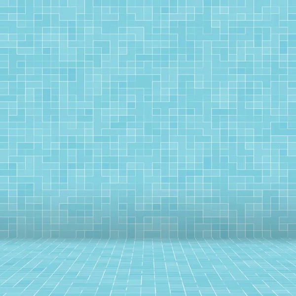 Textura Piscina Mosaico fondo de baldosas. Fondo de pantalla, banner, telón de fondo . — Foto de Stock