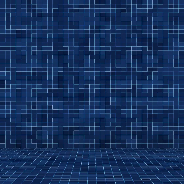 Textura Piscina Mosaico fondo de baldosas. Fondo de pantalla, banner, telón de fondo . — Foto de Stock