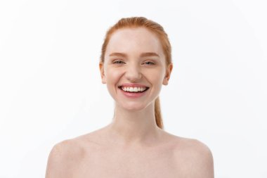 Doğal Güzellik Portresi. Güzel Spa Kadını. Mükemmel Taze Cilt.