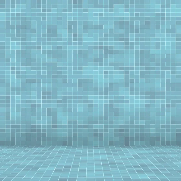 Textuur zwembad mozaïek tegel achtergrond. Behang, banner, achtergrond. — Stockfoto