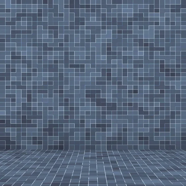 Textura Piscina Mosaico fondo de baldosas. Fondo de pantalla, banner, telón de fondo . — Foto de Stock