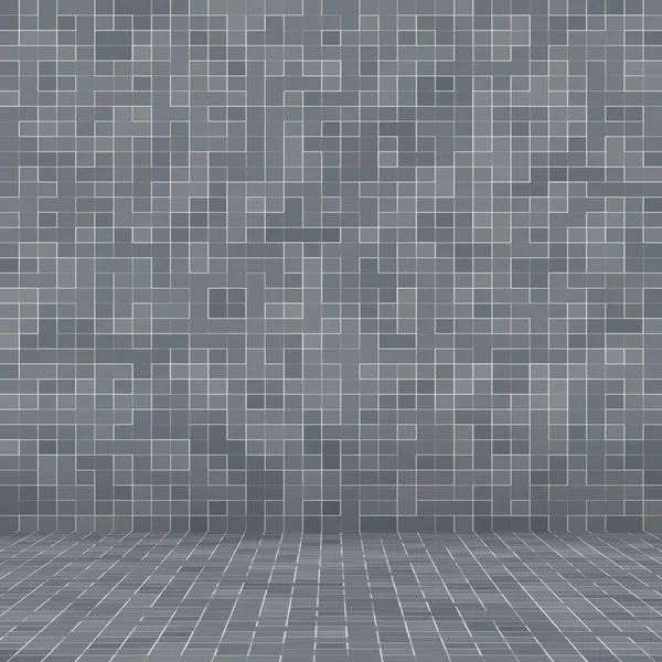Wit en grijs de tegel wand hoge resolutie behang of baksteen naadloze en interieur achtergrond textuur. — Stockfoto