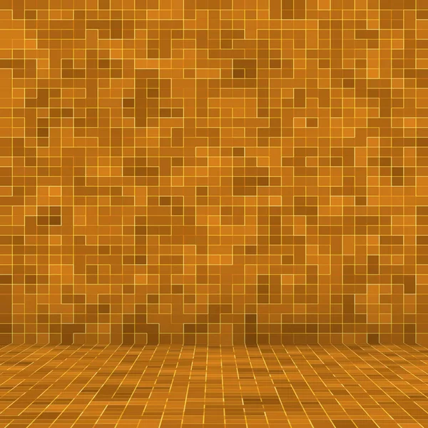 Abstract πολύχρωμο γεωμετρικό μοτίβο, πορτοκαλί, κίτρινο και κόκκινο stoneware Μωσαϊκό υφή φόντου, μοντέρνο στυλ τοίχο φόντο. — Φωτογραφία Αρχείου