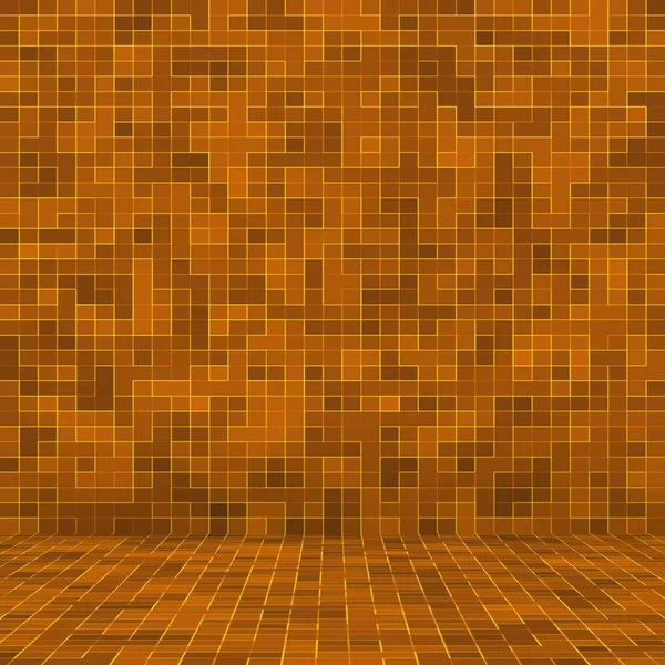 Abstrakt färgglada geometriska mönster, Orange, gult och rött stengods mosaik textur bakgrund, Modern stil vägg bakgrund. — Stockfoto