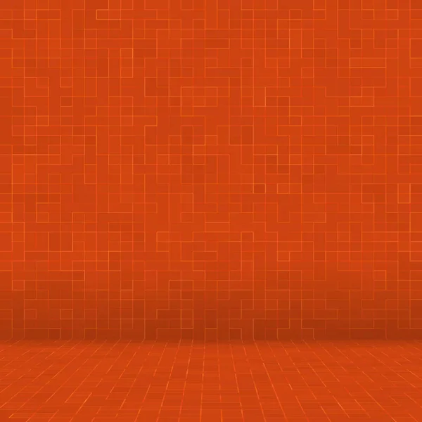 Абстрактный красочный геометрический узор, оранжевый, желтый и красный фон мозаики текстуры, современный стиль стены . — стоковое фото