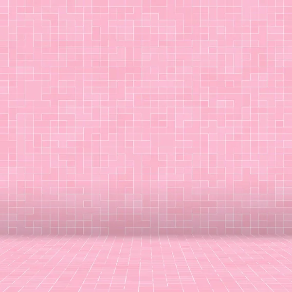 Abstract Luxury Sweet Pastel Pink Tone Wall Floor Tile Glass Seamless Pattern Mosaic Background Texture for Furniture Material — Stock Photo, Image