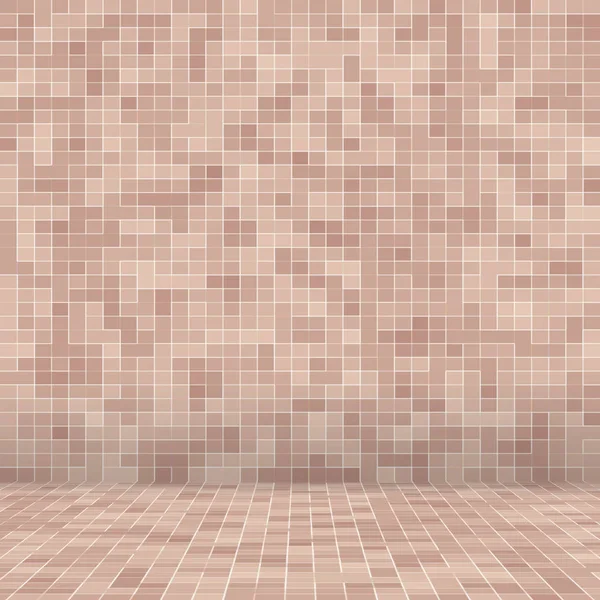 Pietre ceramiche colorate. Astratto Smooth Brown Mosiac Texture astratto mosaico di ceramica ornata edificio. Astratto modello senza cuciture . — Foto Stock