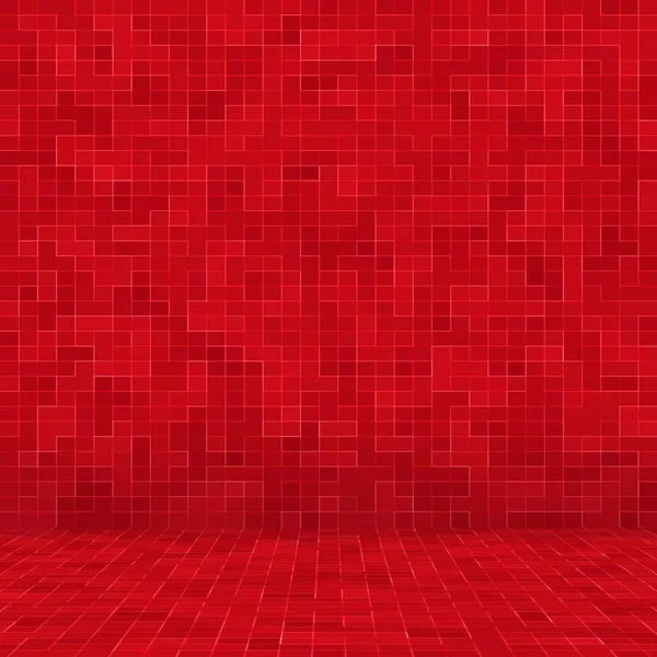 Красное керамическое стекло красочные плитки мозаики фоне композиции . — стоковое фото