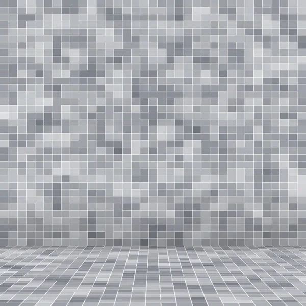 Weiß und grau die Fliesenwand hochauflösende Tapete oder Ziegel nahtlos und Textur Innenhintergrund. — Stockfoto