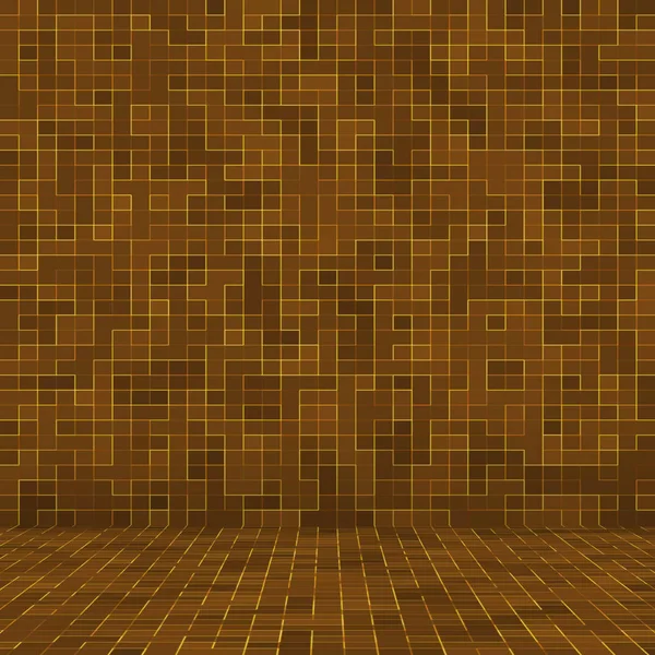 Pedras cerâmicas coloridas. Abstract Smooth Brown Mosiac Textura abstrato mosaico cerâmico adornado edifício. Padrão sem costura abstrato . — Fotografia de Stock