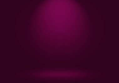 Stüdyo Arkaplan Konsepti - ürün için soyut boş ışık gradyanı mor stüdyo odası arka planı.