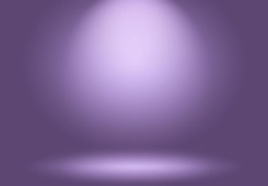 Stüdyo Arkaplan Konsepti - ürün için soyut boş ışık gradyanı mor stüdyo odası arka planı.