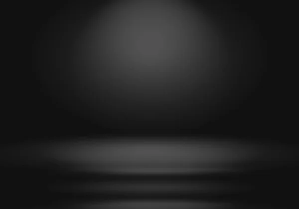 Astratto lusso sfocatura grigio scuro e nero gradiente, utilizzato come parete studio di sfondo per visualizzare i vostri prodotti. — Foto Stock