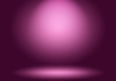 Stüdyo Arkaplan Konsepti - ürün için soyut boş ışık gradyanı mor stüdyo odası arka planı.